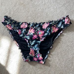 Shade and shore floral cheeky bathing suit bottoms